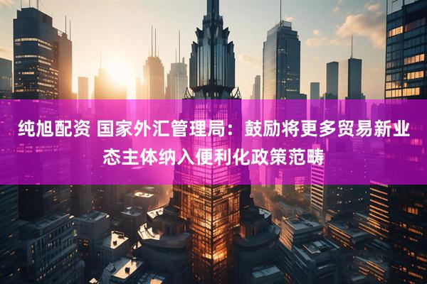 纯旭配资 国家外汇管理局：鼓励将更多贸易新业态主体纳入便利化政策范畴