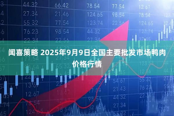 闻喜策略 2025年9月9日全国主要批发市场鸭肉价格行情